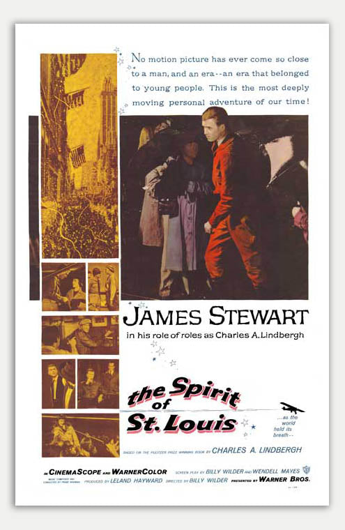 Spirit Of St. Louis - 11 x 17 Movie Poster (1957 Reprint)