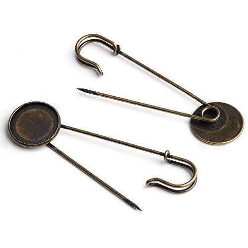 5 Inch Heavy Duty Stainless Steel Safety Pins (10 PCS) - Extra Large for Laundry, Blankets & Upholstery