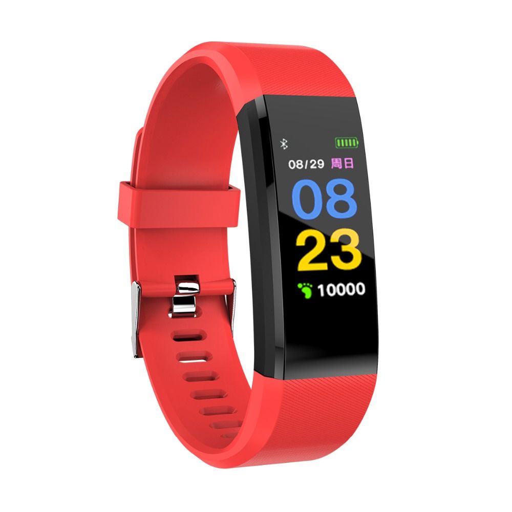 115Plus Smart Bracelet with Heart Rate and Blood Pressure Monitor, Fitness Tracker