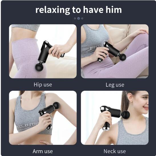 Portable Electric Fascia Gun - Muscle Relaxer Massager for Pain Relief