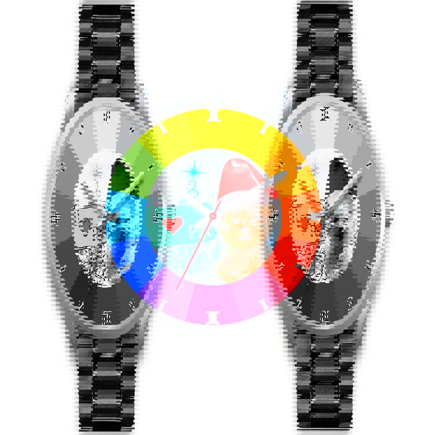 Lovely Yorkie Dog Pennsylvania Christmas Special Wrist Watch
