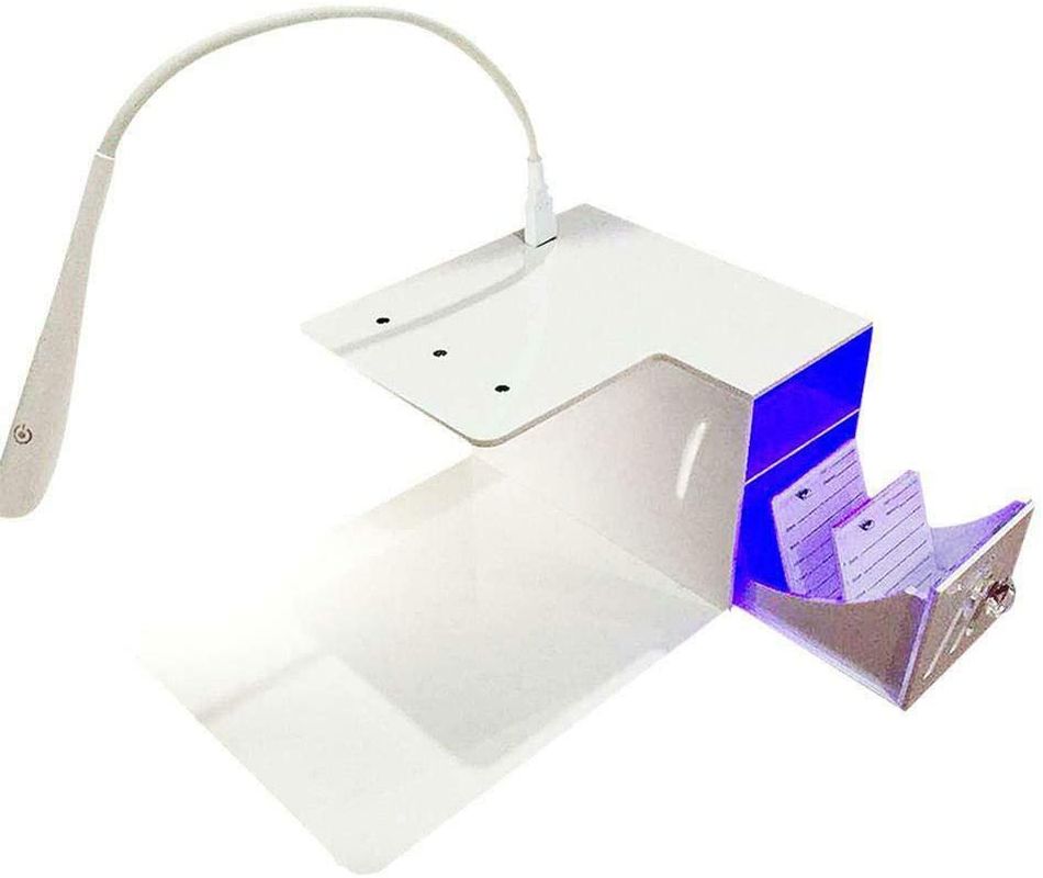 EMVANV Eyelash Extension Set with Ergonomic U-Shaped Memory Foam Pillow & Adjustable LED Light