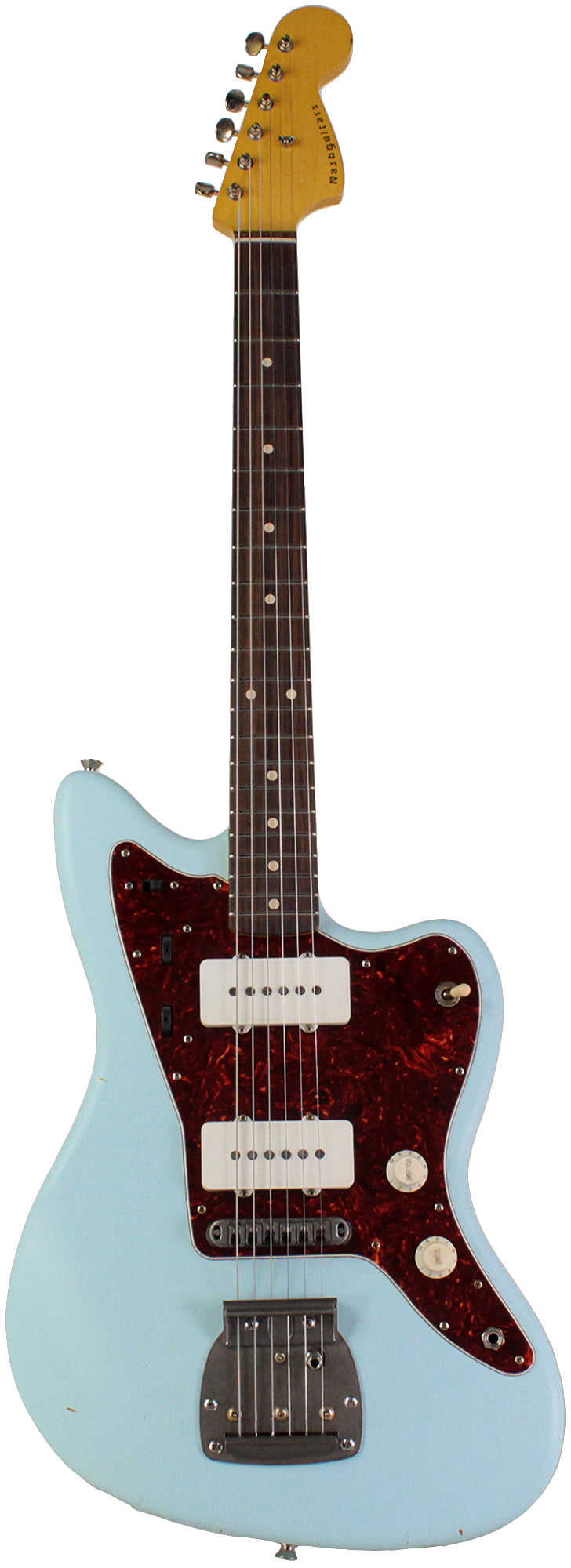 Nash JM-63 Jazzmaster Guitar, Sonic Blue, Light Aging - Vintage Inspired with Modern Features