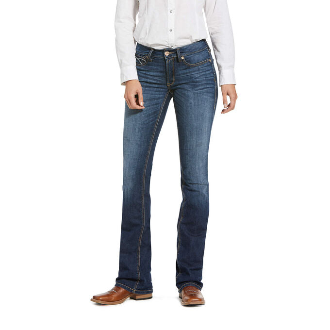 Ariat Ladies R.E.A.L. Perfect Rise Stretch Rosa Boot Cut Jean
