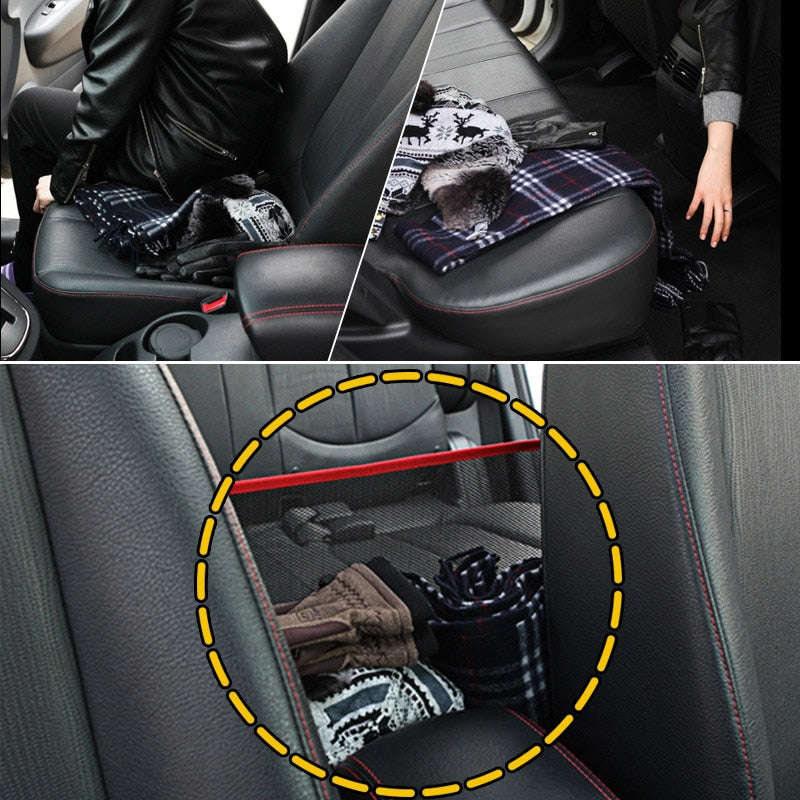 Universal Car Net Pocket Handbag Holder - Multifunction Seat Gap Storage Organizer