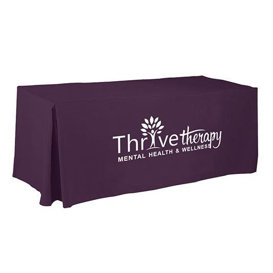 4 Custom Printed Fitted Table Cover - Front Panel Print