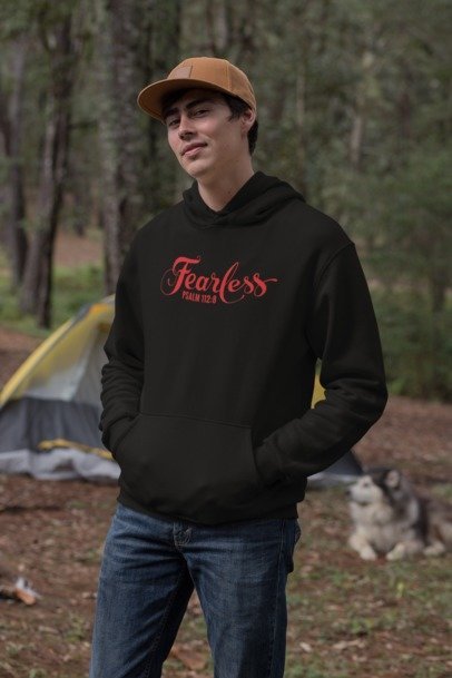 F&H Christian Fearless Men's Hoodie - Soft, Stylish & Cozy