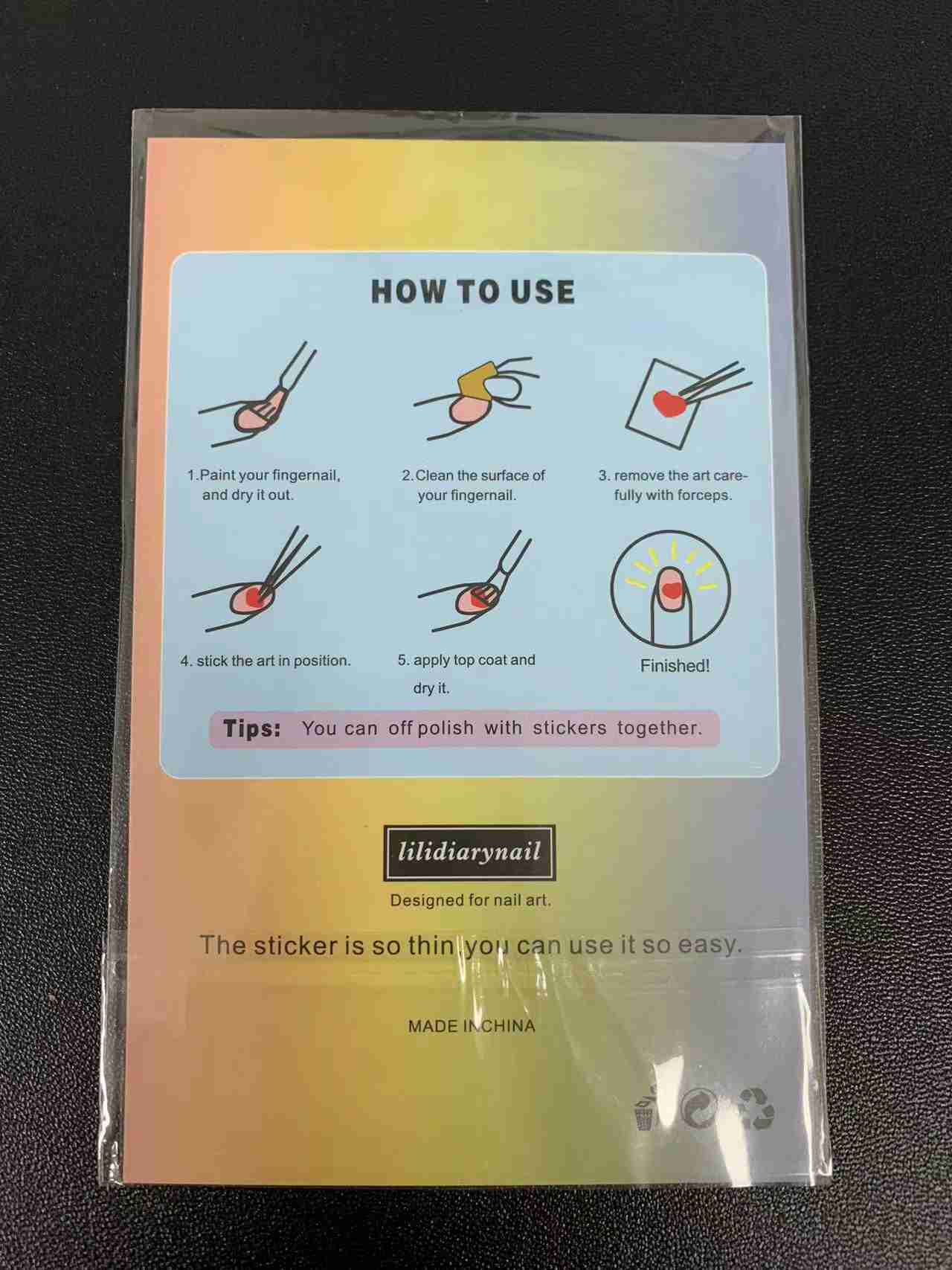 Live Party Nail Art Stickers (Buy 10pcs Get EXTRA 10pcs Free)