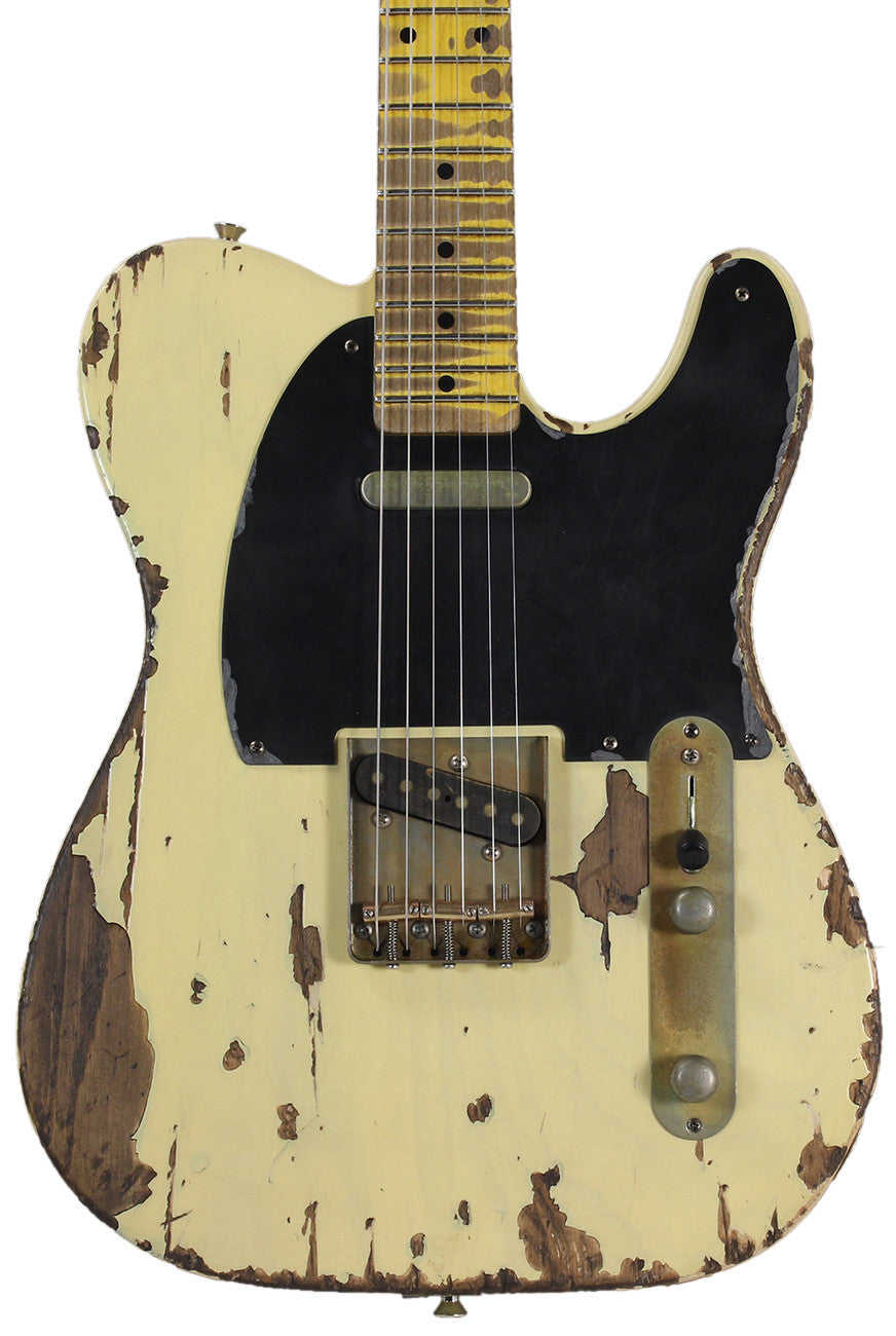 Nash T-52 Guitar in Mary Kaye White with Extra-Heavy Aging