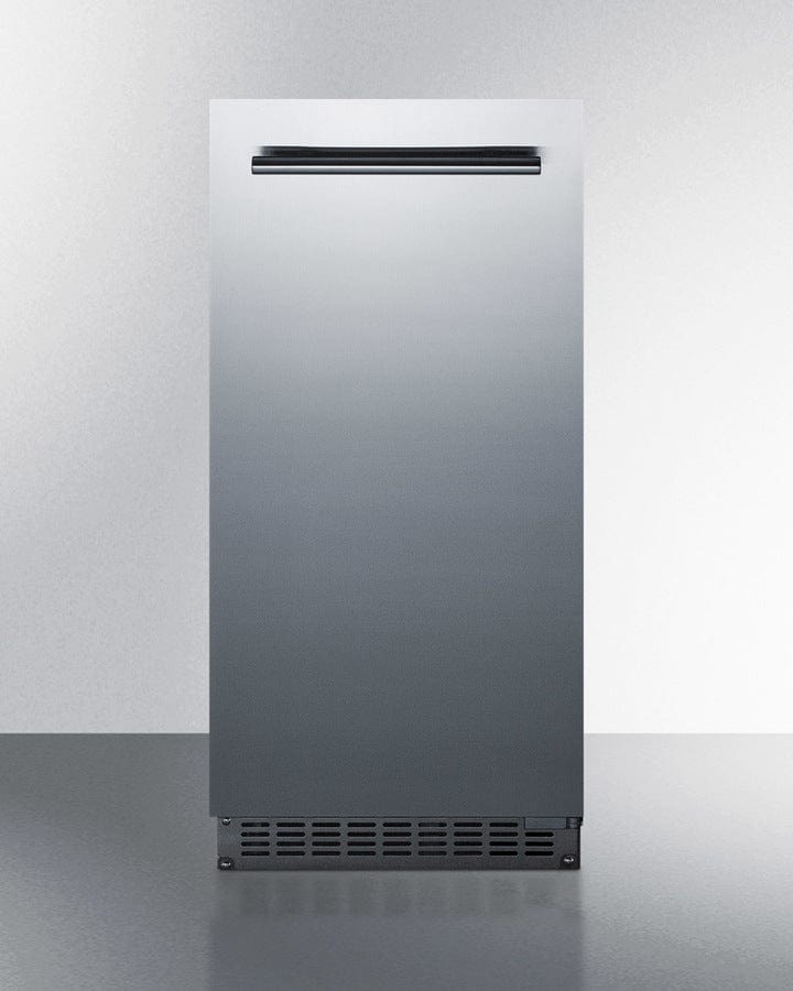 Summit 15 Ice Maker with Clear Ice Technology - Stainless Steel