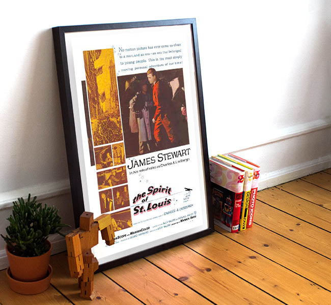 Spirit Of St. Louis - 11 x 17 Movie Poster (1957 Reprint)