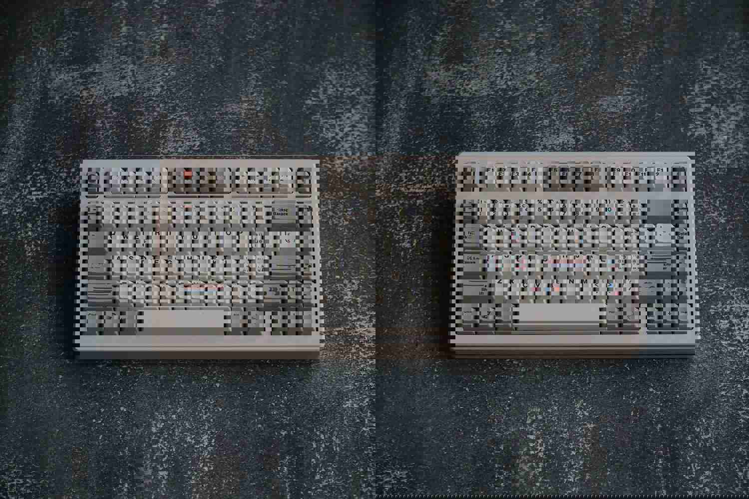 Jris75 PCB Gasket Mount Keyboard Kit - Milky-White (PVD Weight)