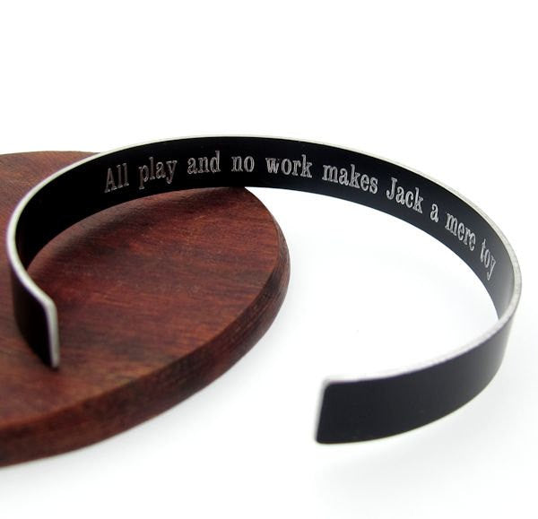 Music Notes Personalized Bracelet - Custom Engraved Musician Gift
