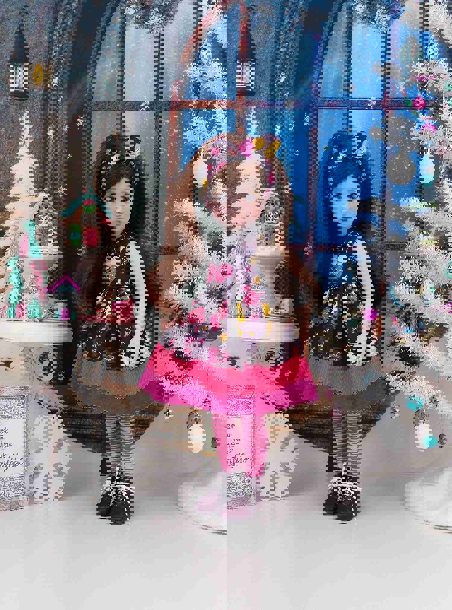 Sugar Plum Mittens Dress with Boots for Ruby Red Fashion Friends Doll
