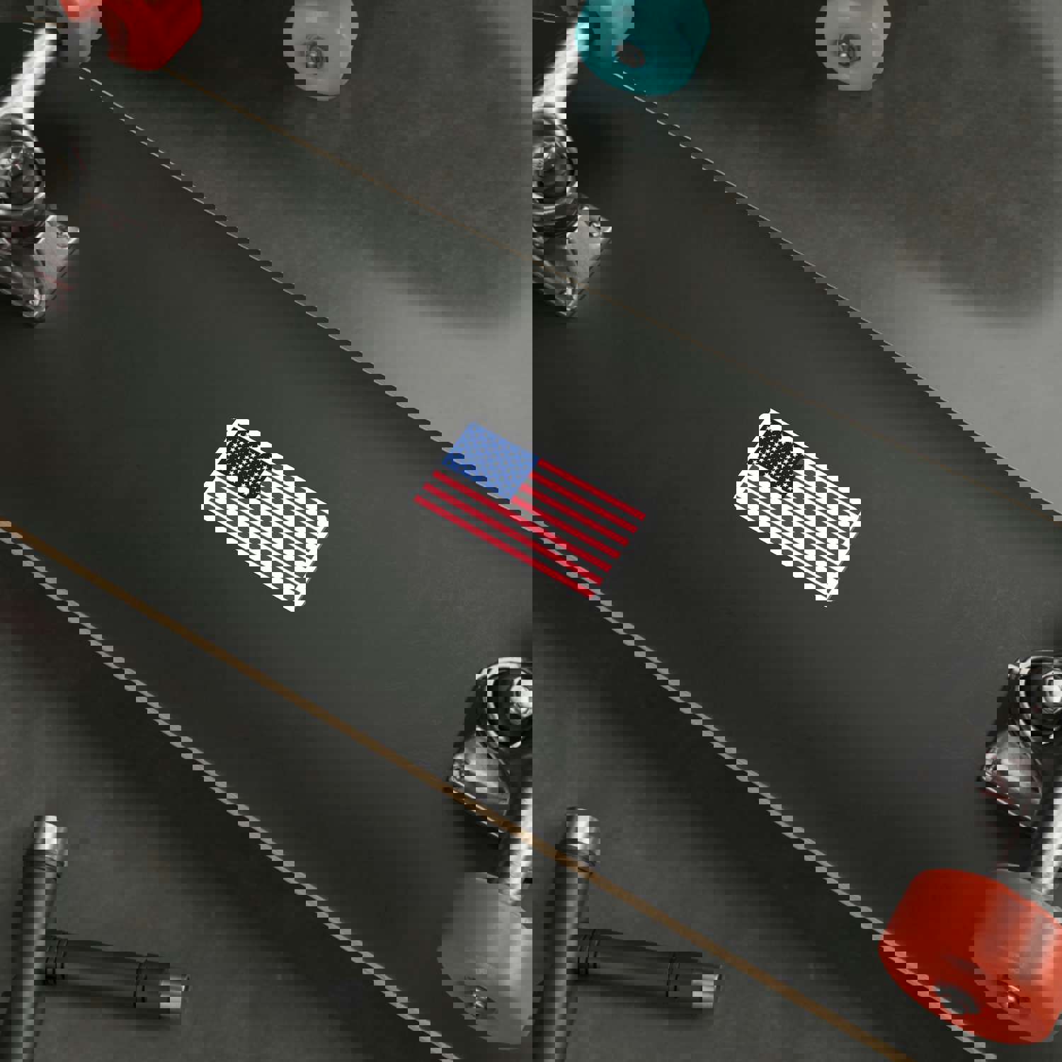 American Flag Decal - Indoor & Outdoor Vinyl Sticker