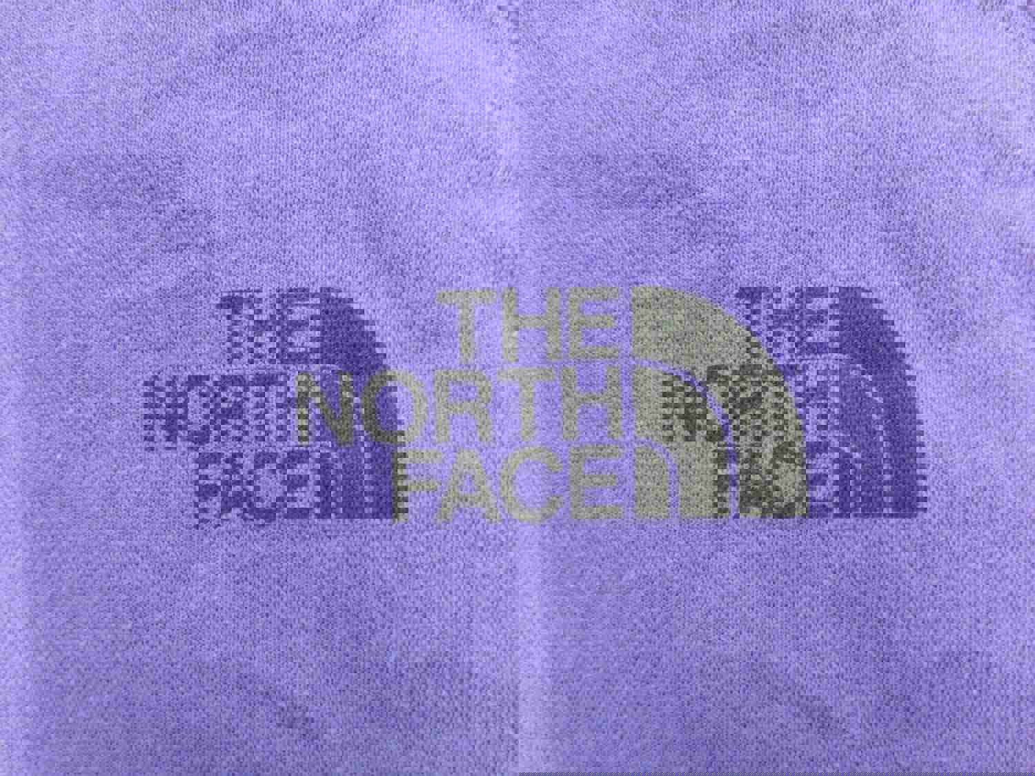 The North Face Women's Purple Graphic Hoodie Sweatshirt - Size Small