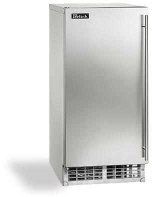 Perlick Series 15 Outdoor Undercounter Ice Maker in Stainless Steel (H80CIMS-ADL & H80CIMS-ADR)