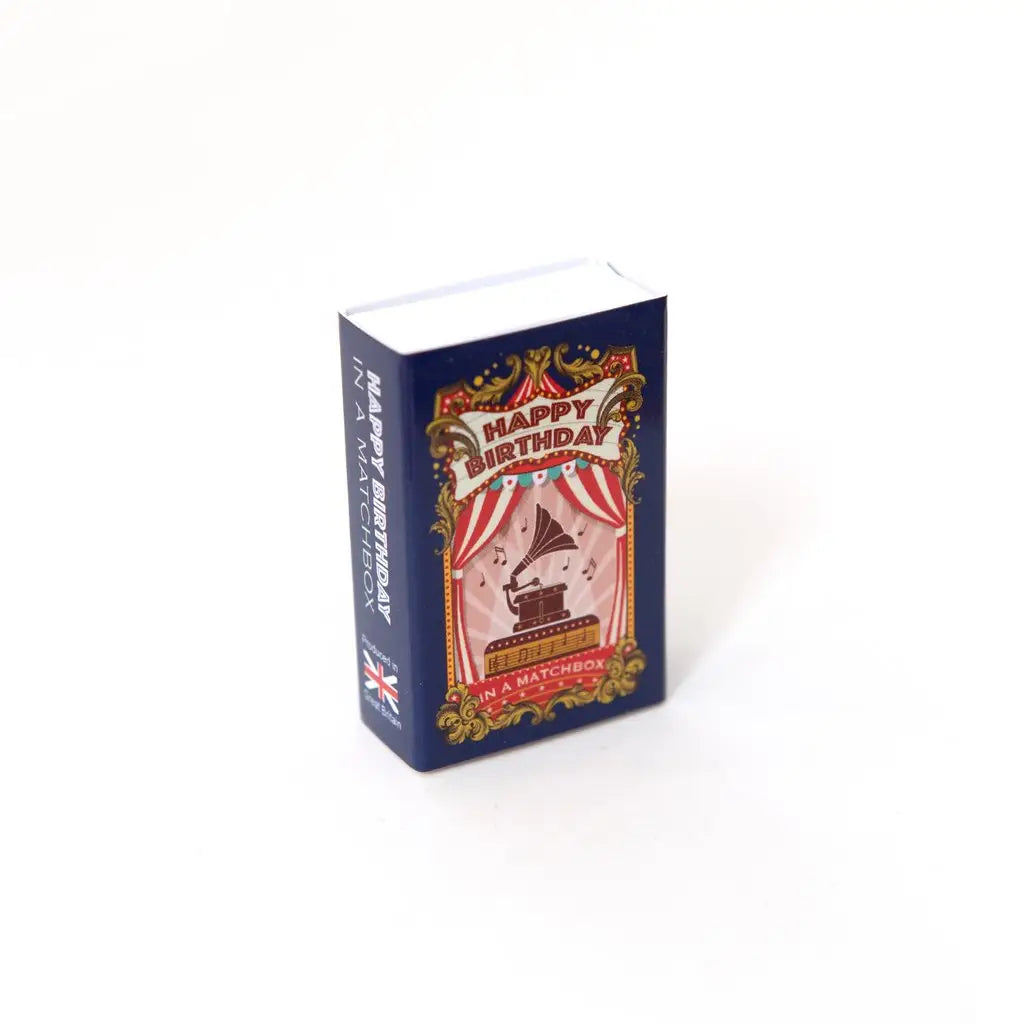 Happy Birthday Music Box in A Matchbox - Unique Musical Gift