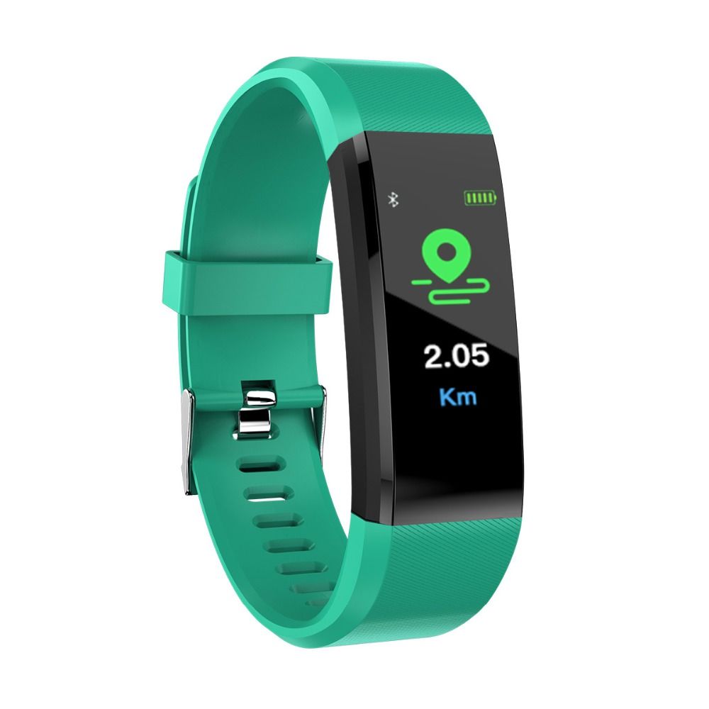 115Plus Smart Bracelet with Heart Rate and Blood Pressure Monitor, Fitness Tracker