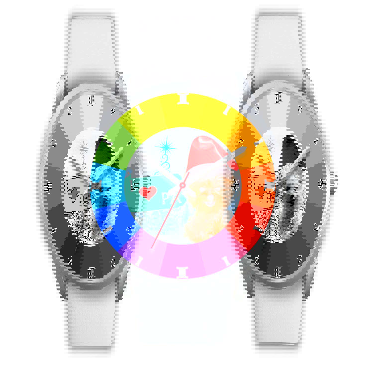 Lovely Yorkie Dog Pennsylvania Christmas Special Wrist Watch