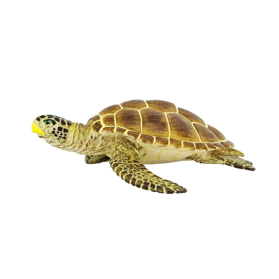 Loggerhead Turtle Toy - Hand Painted Figurine