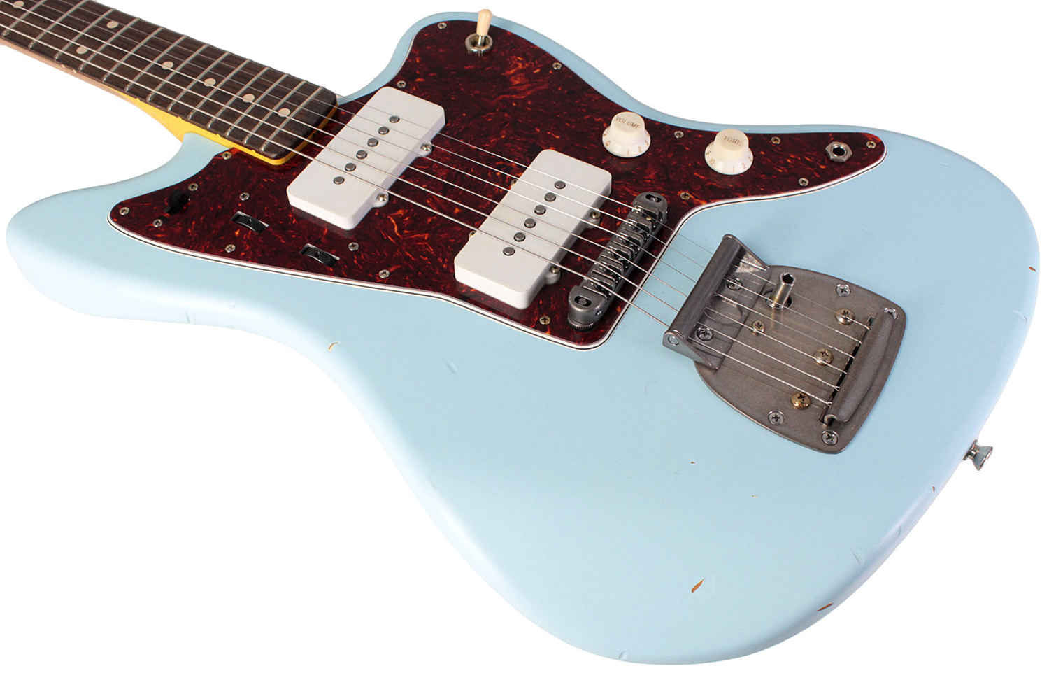 Nash JM-63 Jazzmaster Guitar, Sonic Blue, Light Aging - Vintage Inspired with Modern Features