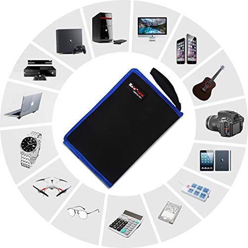 Kaisi 136 in 1 Professional Electronics Repair Tool Kit with Magnetic Drive and Portable Bag