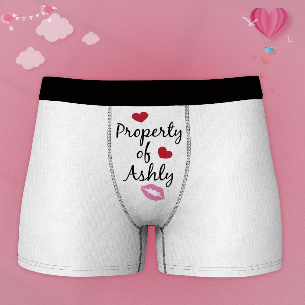 Custom Photo Boxers - Personalized Anniversary Gift for Boyfriend or Husband