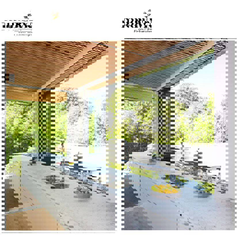 DOORWIN Premium Wood Aluminum Windows - Energy Efficient & Durable