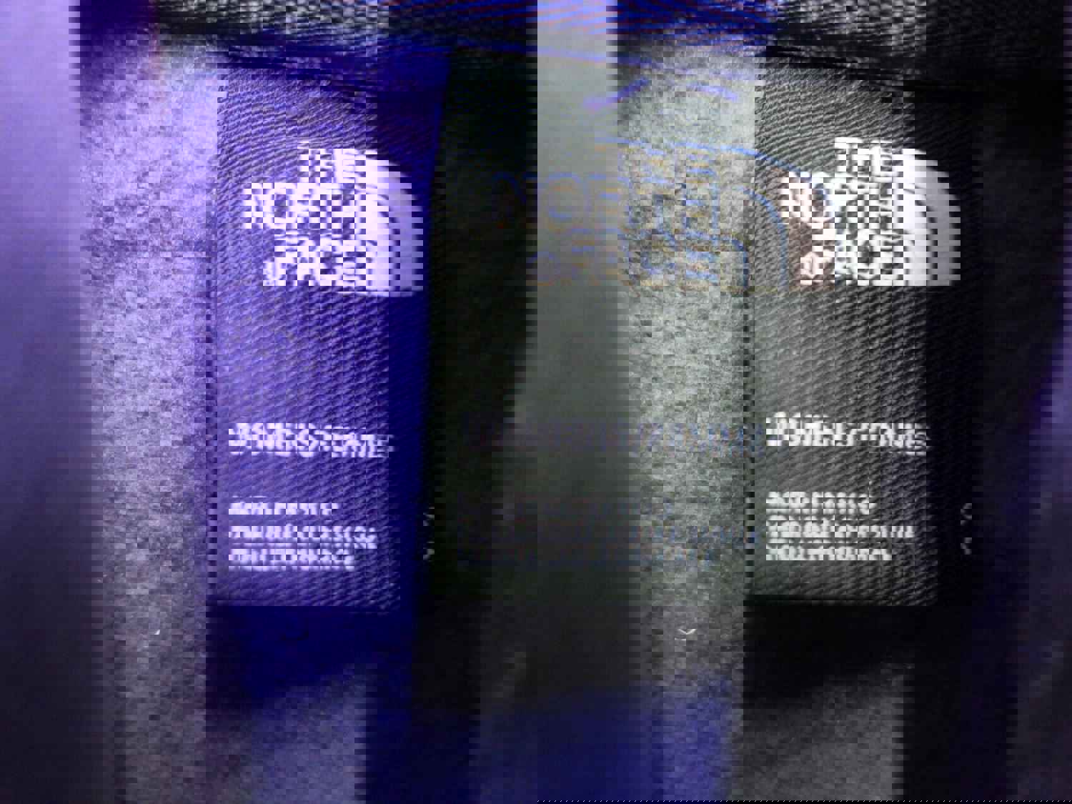 The North Face Women's Purple Graphic Hoodie Sweatshirt - Size Small