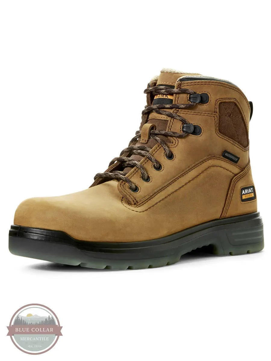 Ariat Turbo 6 Inch Waterproof Carbon Toe Work Boots - Lightweight & Durable Safety Footwear