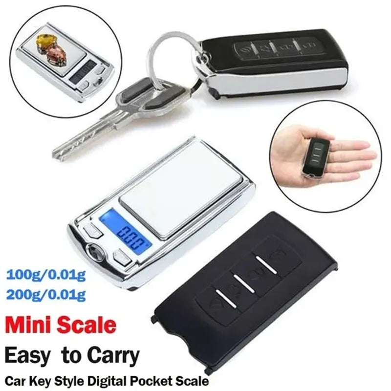 Portable Mini Digital Pocket Scale for Gold, Jewelry, and Food
