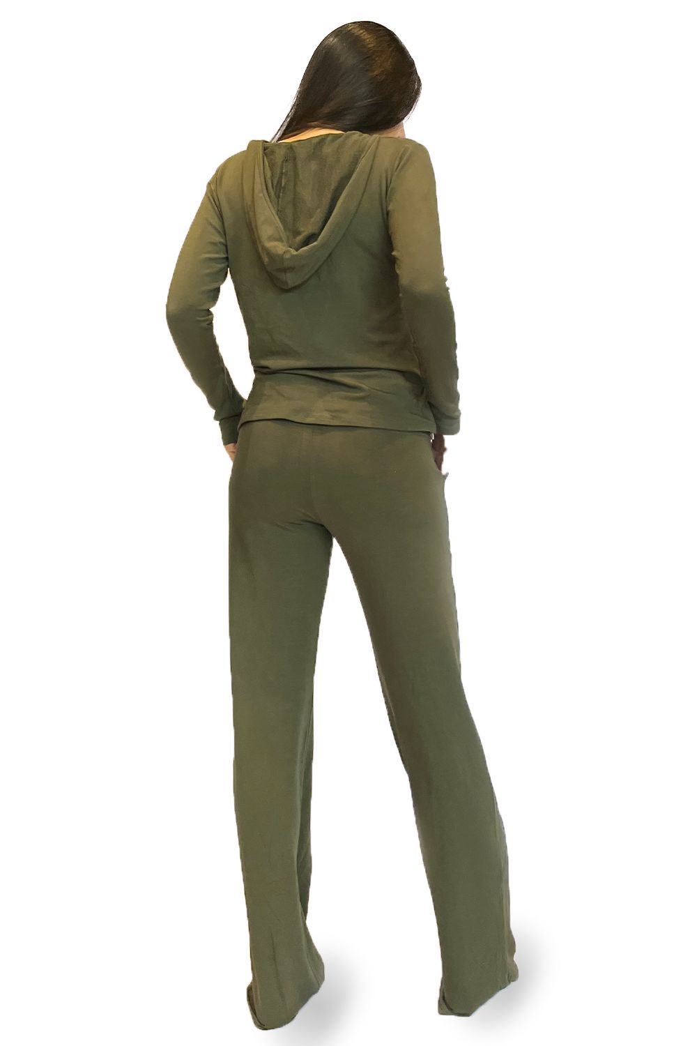 Green Fleece Comfy Viscose Hoodie