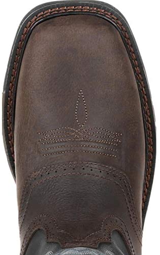 Rocky Women's Original Ride FLX Waterproof Western Work Boot - Soft Toe, Chocolate, Size 8 M