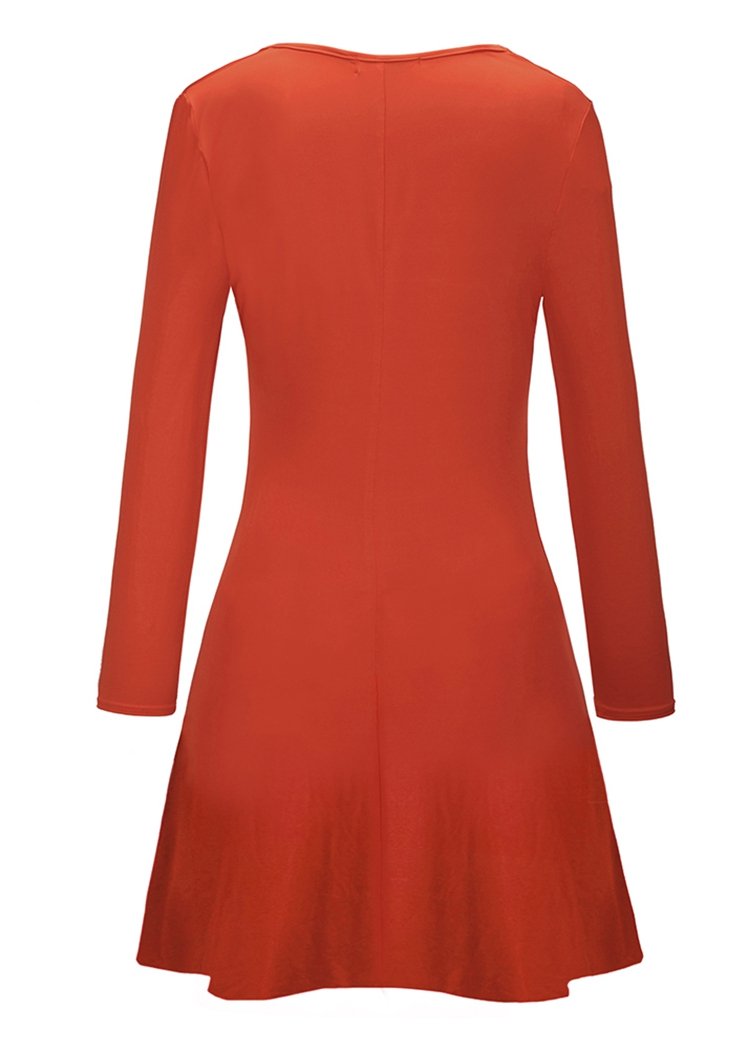 Stylish Strawberry Print Flared Midi Dress for Women