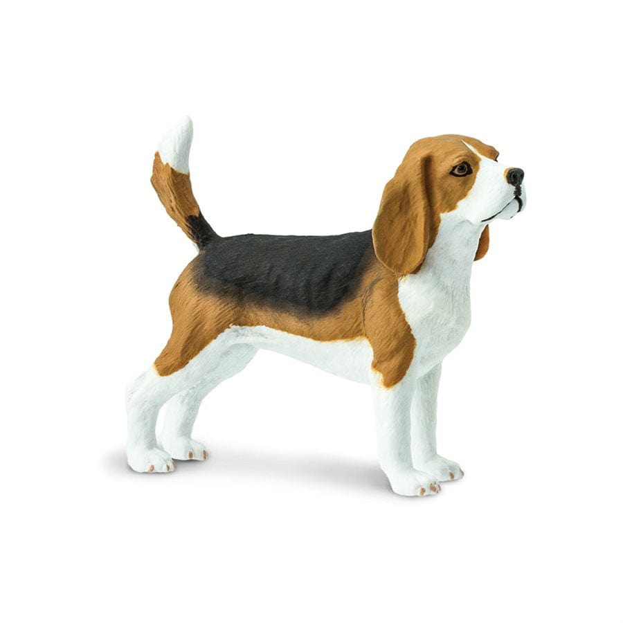 Beagle Toy Figurine - Hand-Painted Dog Statue