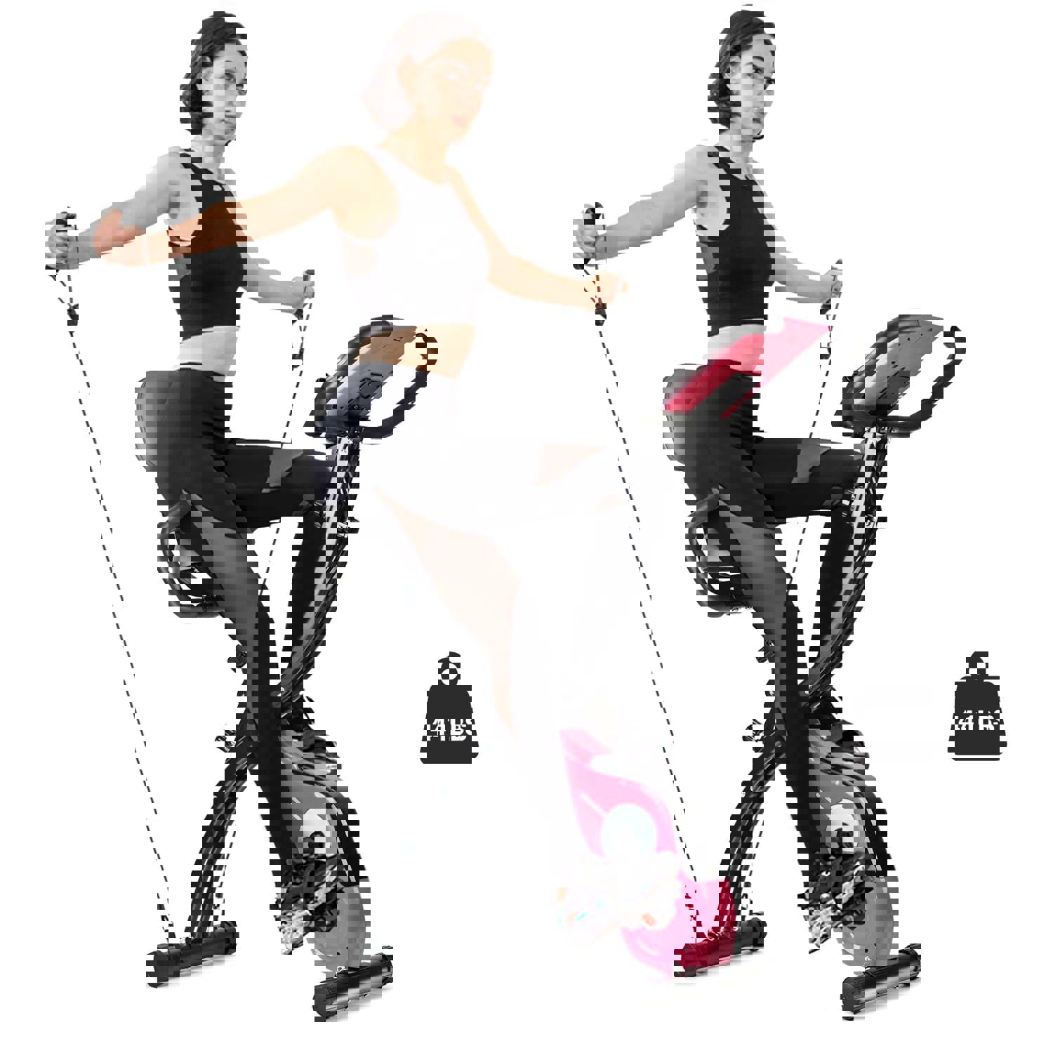 Wonder Maxi Magnetic Folding Exercise Bike for Home Fitness