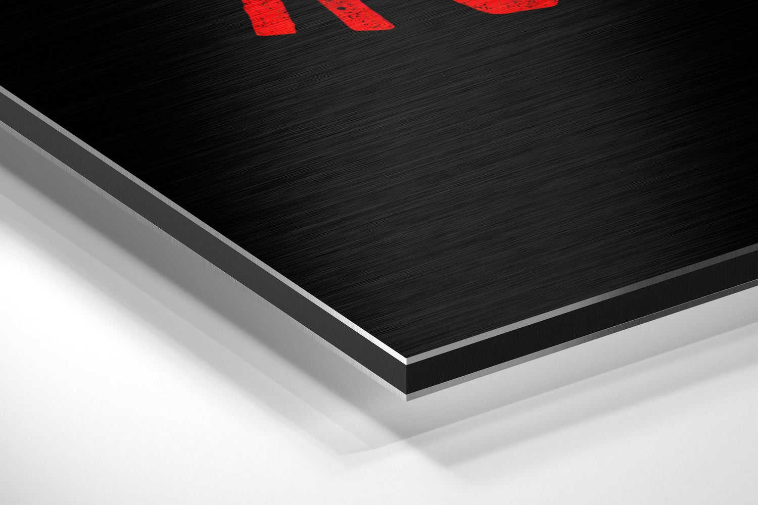 Make Mistakes Brushed Aluminium Dibond Wall Art