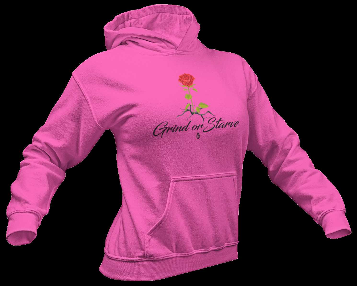 Rose in Concrete Hoodie - Comfortable and Stylish