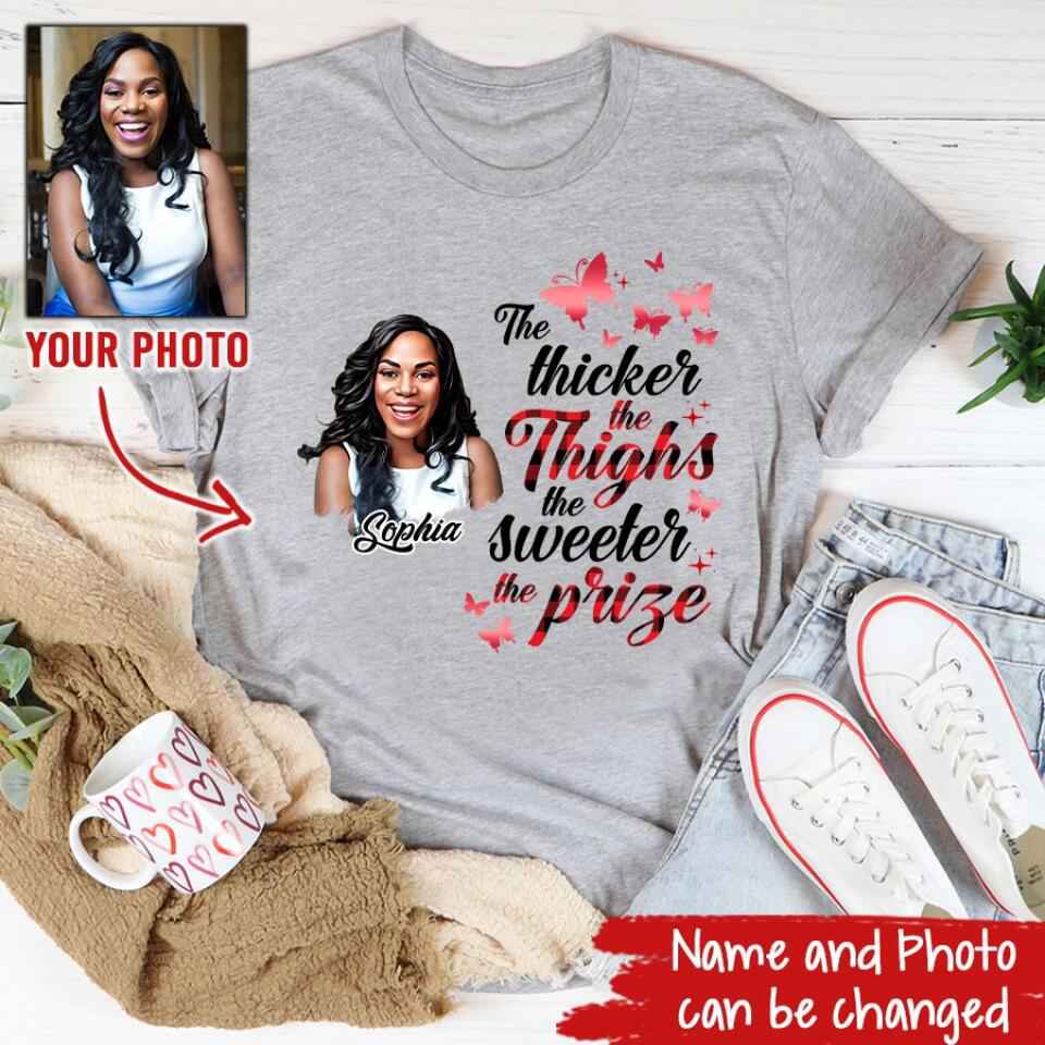 Custom Melanin T-Shirt - Black Queen Afro African Gift for Her