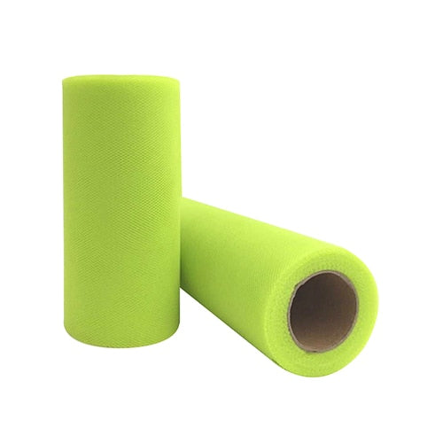 15cm White Organza Roll Tulle Fabric for DIY Tutu Skirt and Party Decor