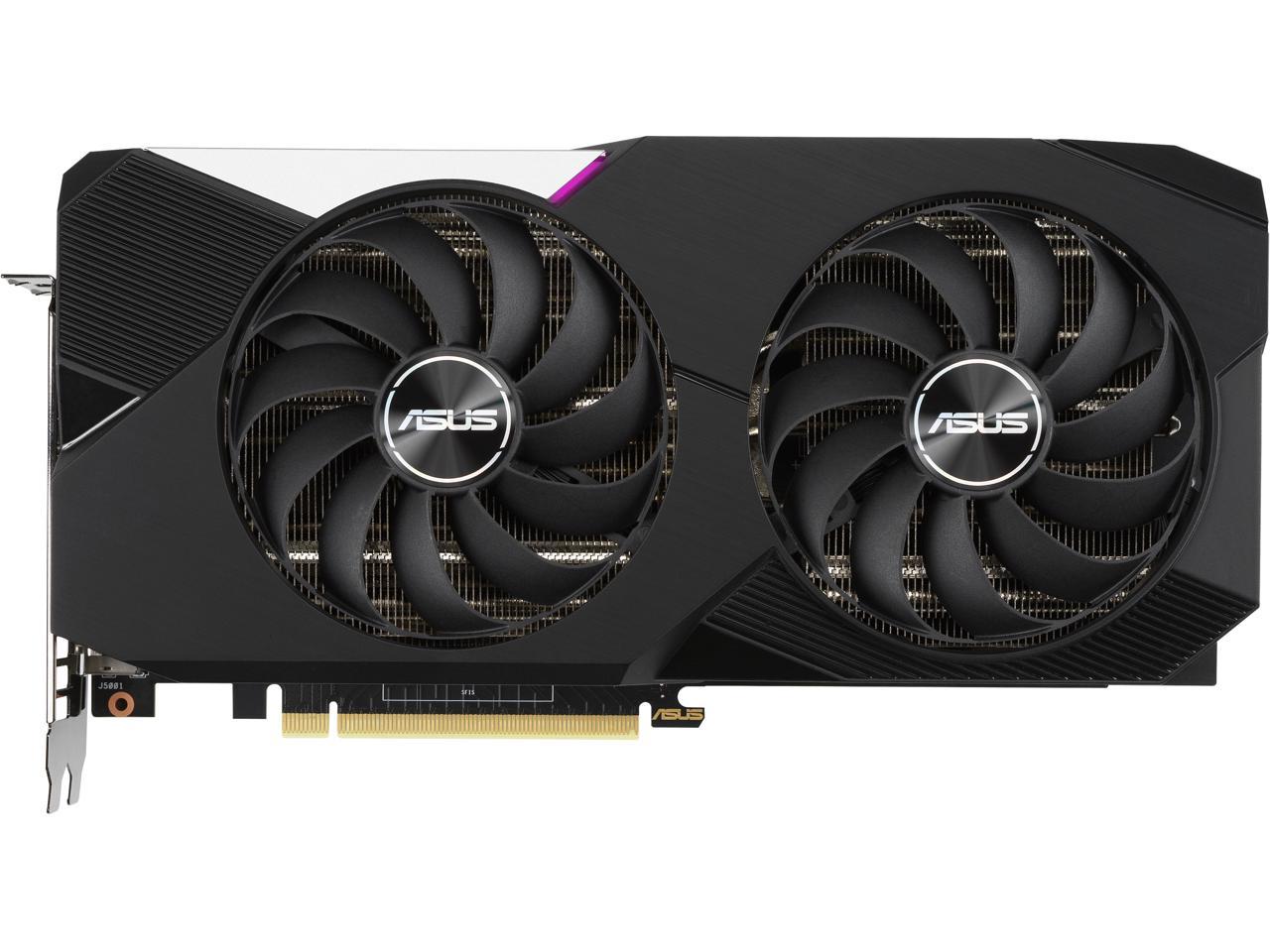 ASUS Dual NVIDIA GeForce RTX 3070 V2 OC Edition Gaming Graphics Card