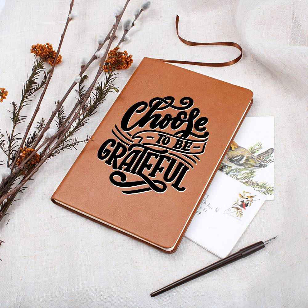 Gratitude Journal - Inspirational Leather Journal for Daily Reflection & Motivation