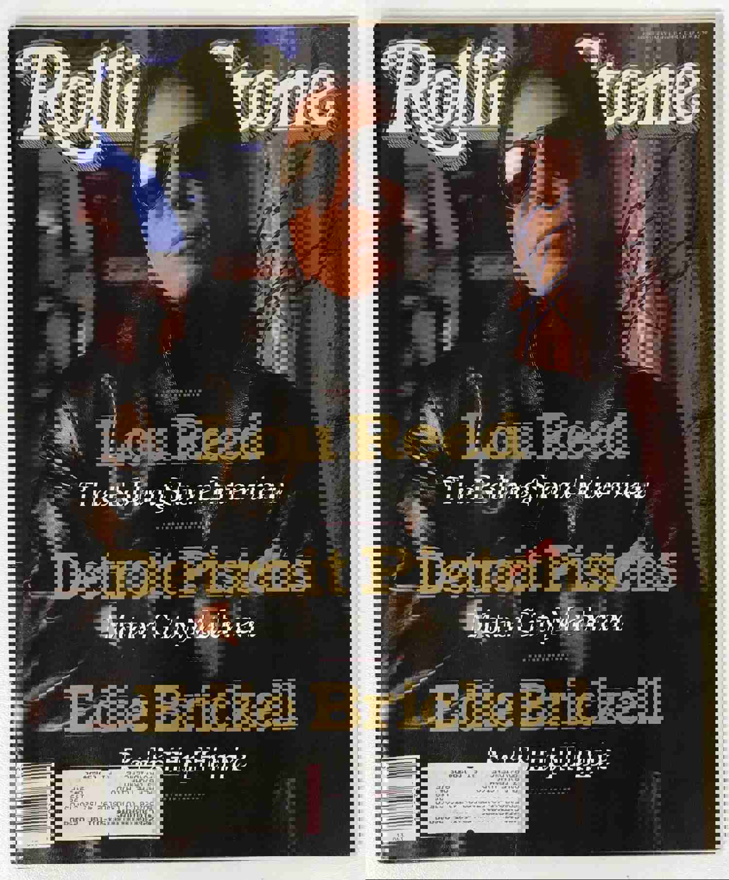 Lou Reed (d. 2013) Signed Autographed Complete Rolling Stone Magazine - Mueller Authenticated