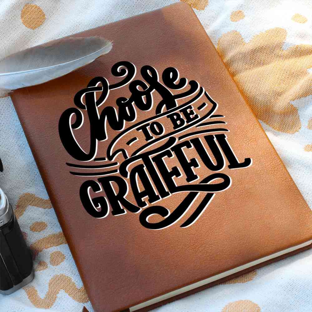 Gratitude Journal - Inspirational Leather Journal for Daily Reflection & Motivation