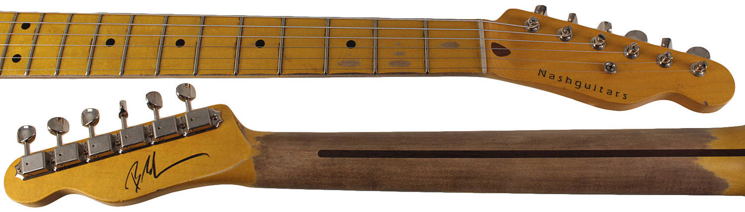 Nash T-57 Guitar - Vintage Styled Tele with Modern Features in Sonic Blue