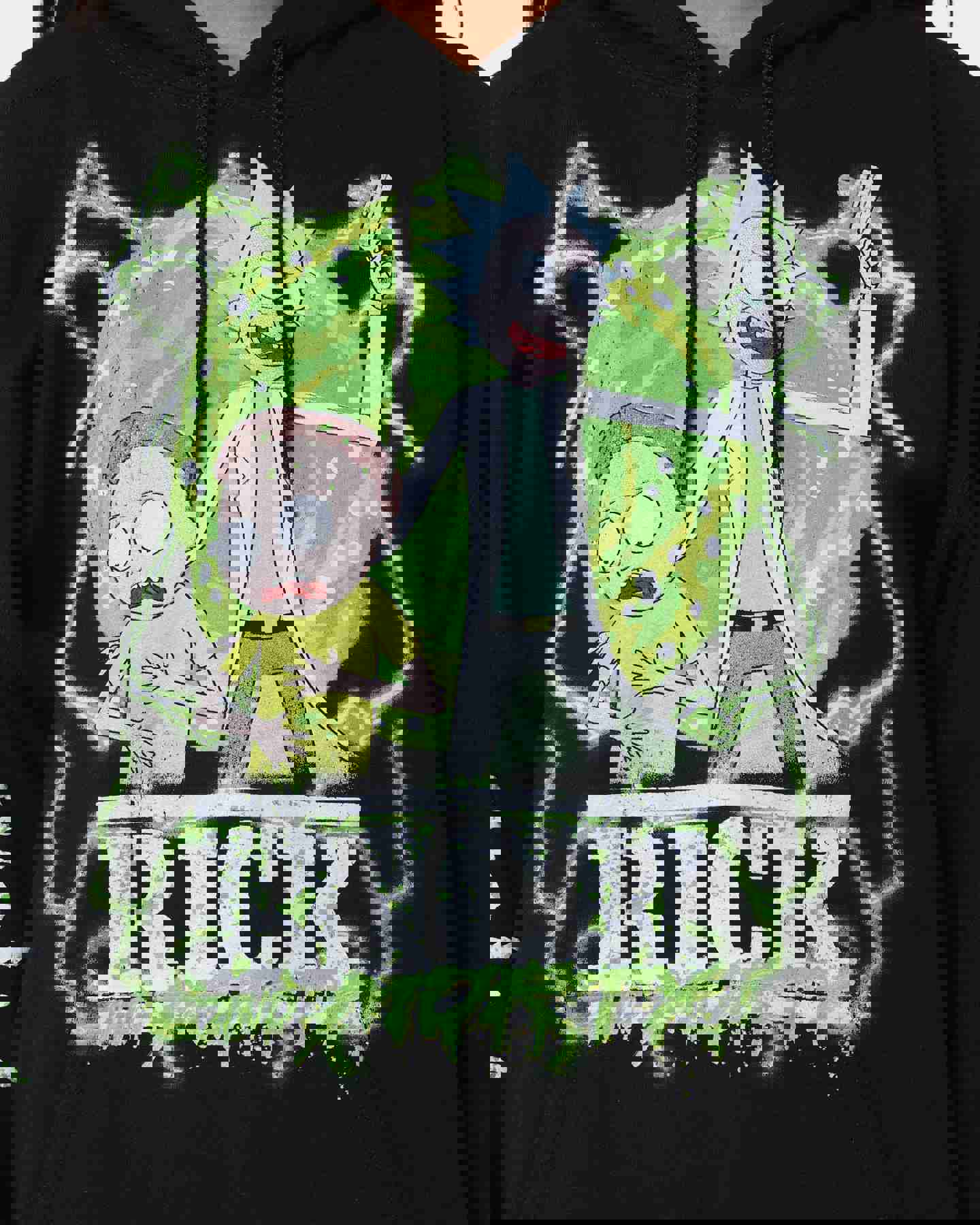 Goat Crew X Rick And Morty Portal Hoodie Black