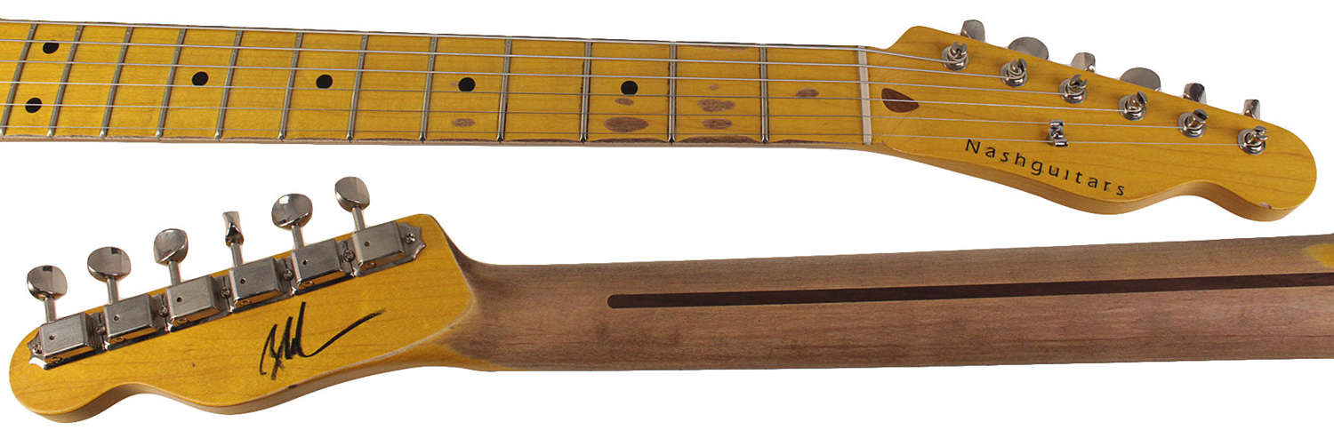 Nash T-63 Guitar, Trans Mocha Brown, Light Aging - Vintage Tele Model with Modern Features