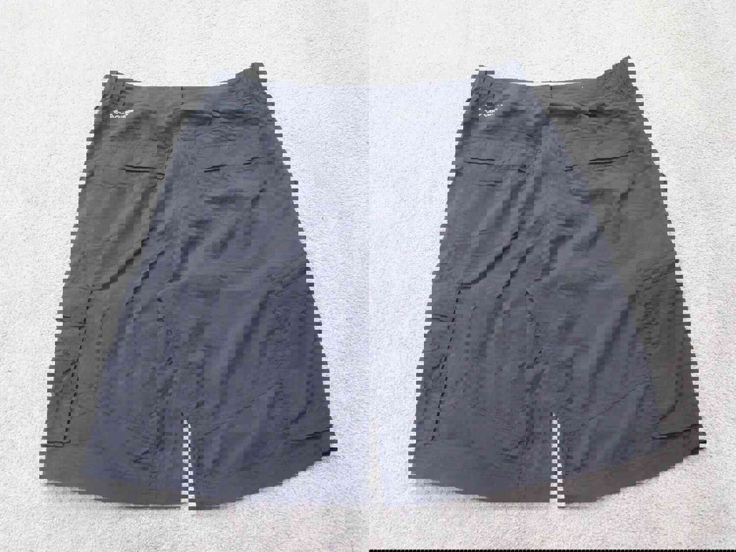 Columbia Men's W34XL10 Black High Rise Cargo Shorts - Lightweight & Casual