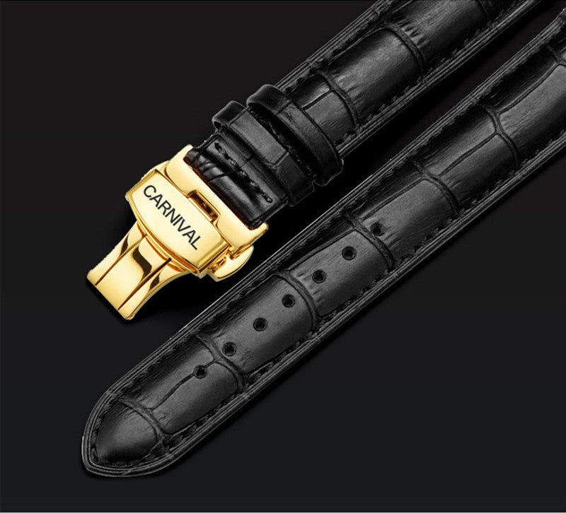 Carnival Full Automatic Mechanical Watch for Men - Sports Style with Sapphire Crystal